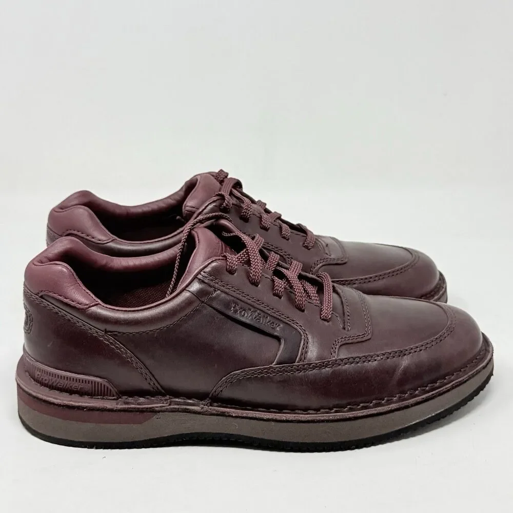 Rockport ProWalker 9000 Limited Edition Shoes Mens 8.5 M Burgundy Leather Casual